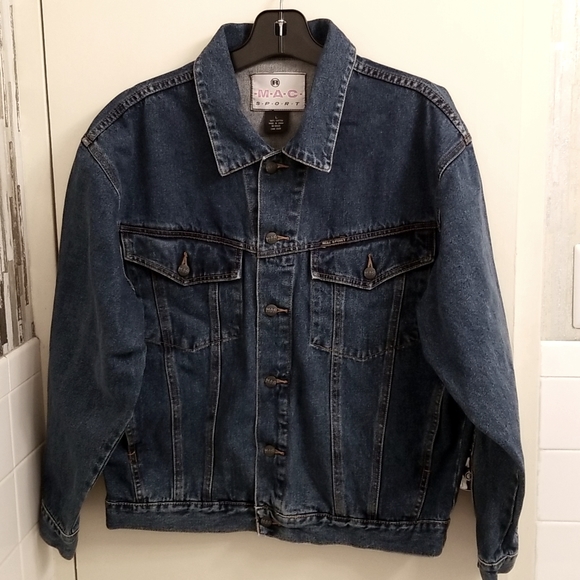 Mac Sport Other - "Mac Sport" Blue Denim Trucker Jacket, Large